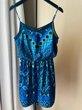 Express Multicolor Mosaic Print Mini Dress size XSmall